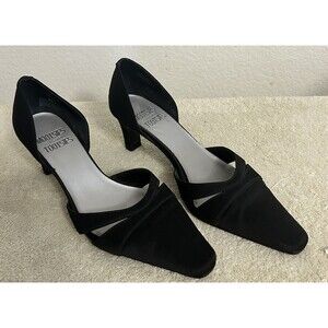 MOOTSIES TOOTSIES Collection 6.5M Black STACIE Leather HEELS Bonded Leather Sole